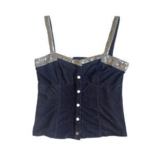 Y2k sequin cami